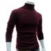 Cncool New Autumn Mens Sweaters Casual Male turtleneck Man's Black Solid Knitwear Slim Brand Clothing Sweater