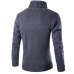 Covrlge 2019 Male Sweater Pullover Slim Warm Solid High Lapel Jacquard Hedging British Men's Clothing Mens Turtleneck MZM030