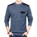 DIMUSI Autumn Winter Men's Sweater Men's Turtleneck Solid Color Casual Sweater Men's Slim Fit Brand Knitted Pullovers 3XL,TA309