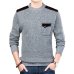 DIMUSI Autumn Winter Men's Sweater Men's Turtleneck Solid Color Casual Sweater Men's Slim Fit Brand Knitted Pullovers 3XL,TA309