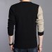 DIMUSI Spring Autumn Men's Sweater Men's Turtleneck Breathable Casual Sweater Mens O NeckSlim Fit Brand Knitted Pullovers,TA318