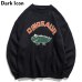 Dinosaur Lovely Sweater Men 2018 Winter Pullover Men's Sweaters Oversized Boy Student Sweater Black Khaki