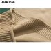 Dinosaur Lovely Sweater Men 2018 Winter Pullover Men's Sweaters Oversized Boy Student Sweater Black Khaki