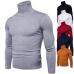 Fashion Man Women Solid Sweater Turtleneck For Winner