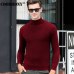 Free Shipping Fashion Classic Solid Color Turtleneck Sweater Men Winter Warm Pullover Men Slim Fit Cashmere Woolen Sweaters 6347