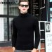 Free Shipping Fashion Classic Solid Color Turtleneck Sweater Men Winter Warm Pullover Men Slim Fit Cashmere Woolen Sweaters 6347