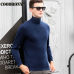 Free Shipping Fashion Classic Solid Color Turtleneck Sweater Men Winter Warm Pullover Men Slim Fit Cashmere Woolen Sweaters 6347