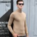 Free Shipping Fashion Classic Solid Color Turtleneck Sweater Men Winter Warm Pullover Men Slim Fit Cashmere Woolen Sweaters 6347