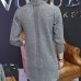 Hot Casual Md-Long Long Sleeve Knitted Cardigan Men's Solid Color Coat Slim Fit Outwear Drop Shipping