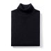 KUEGOU 2019 Autumn Plain Black Turtleneck Sweater Men Pullover Casual Jumper For Male Brand Knitted Korean Style Clothes 89002