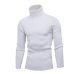 LAAMEI 2018 New Autumn Winter Men'S Sweater Men's Turtleneck Solid Color Casual Sweater Men's Slim  Brand Knitted Pullovers