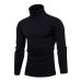 LAAMEI 2018 New Autumn Winter Men'S Sweater Men's Turtleneck Solid Color Casual Sweater Men's Slim  Brand Knitted Pullovers