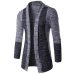 LAAMEI 2018 New Fashion Autumn Classic Cuff Hit Colors Men's Sweaters High Quality Cardigan Casual Coat Men Sweaters Knitwear