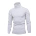 Laamei 2019 New Autumn Winter Men's Sweaters Male Turtleneck Solid Color Casual Sweater Men's Slim Fit Brand Knitting Pullovers