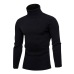 Laamei 2019 New Autumn Winter Men's Sweaters Male Turtleneck Solid Color Casual Sweater Men's Slim Fit Brand Knitting Pullovers