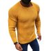 Laamei Autumn Winter Sweater Men 2019 New Arrival Casual Pullover Men Long Sleeve O-Neck Patchwork Knitted Solid Men Sweaters