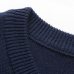 M-3XL 2019 Winter Casual Men's Sweater O-Neck Striped Slim Fit Knittwear Mens Sweaters Pullovers Pullover Men Pull Homme