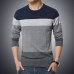 M-3XL Sweater Men 2019 New Arrival Casual Pullover Men Autumn Round Neck Patchwork Quality Knitted Brand Male Sweaters Plus Size