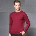 Male 100% Cotton Warm Sweater Clothes Autumn O-neck Casual Silm Sweaters Pull Homme Brand Long Sleeve Men Pullover Sueter Hombre