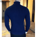 Male Sweater Winter Pullover Turtle Neck Men's Jumper White Mens Knitwear Pull Homme Turtleneck Men Sweater Christmas Cotton Y1