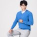 Man Pullovers Winter New Fashion Vneck Sweater Cashmere and Wool Knitted Jumpers Men Woolen Clothes Hot Sale Standard Male Tops