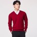 Man Pullovers Winter New Fashion Vneck Sweater Cashmere and Wool Knitted Jumpers Men Woolen Clothes Hot Sale Standard Male Tops