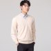 Man Pullovers Winter New Fashion Vneck Sweater Cashmere and Wool Knitted Jumpers Men Woolen Clothes Hot Sale Standard Male Tops