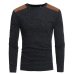 Men Winter Warm Knitted Sweater Casual Pullover Round Neck Long Sleeve Slim Top