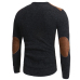 Men Winter Warm Knitted Sweater Casual Pullover Round Neck Long Sleeve Slim Top