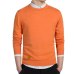 Mens Cotton Sweater Pullovers Men O-neck Sweaters Jumper black Autumn Thin Male Solid Knitting Clothing Grey Black M-3xl New