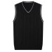 Mens Sweaters Autumn Winter Jacket Men Warm Pullovers Sleeveless O Neck Knitted Vest Femme Elegant Casual Sweater Vests