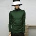 Men's Turtleneck Sweater 2018 New Autumn Winter Solid Color Casual Sweater Men's Slim Fit Knitted Pullovers Bottoming Jumper