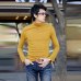 Men's Turtleneck Sweater 2018 New Autumn Winter Solid Color Casual Sweater Men's Slim Fit Knitted Pullovers Bottoming Jumper