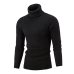 Men's Turtleneck Sweater 2018 New Autumn Winter Solid Color Sweater Casual Sweater Slim Fit Brand Simple Knitted Twist Pullovers