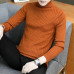 Men's Turtleneck Sweater 2018 New Autumn Winter Solid Color Sweater Casual Sweater Slim Fit Brand Simple Knitted Twist Pullovers