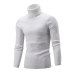 Men's Turtleneck Sweater 2018 New Autumn Winter Solid Color Sweater Casual Sweater Slim Fit Brand Simple Knitted Twist Pullovers