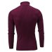 Men's Turtleneck Sweater 2018 New Autumn Winter Solid Color Sweater Casual Sweater Slim Fit Brand Simple Knitted Twist Pullovers