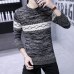 Men's fashion autumn / winter sweater Casual Striped Men O-Neck Pullovers Knitted Male  Long Sleeve 2018 Mens Sweaters Knitwear