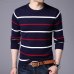 Pullover Men Brand Clothing 2019 Autumn Winter Wool Slim fit Sweater Men Casual Striped Pull Jumper Men