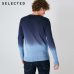 SELECTED Autumn Men's Sweater pure wool gradual change business casual sweater men  S|418425508