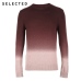 SELECTED Autumn Men's Sweater pure wool gradual change business casual sweater men  S|418425508