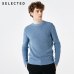 SELECTED Men's Winter Cashmere-blend Round Neckline Knitted Bussiness Casual Sweater S|418425531