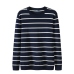 SEMIR Men Fine Knit Sweater Men's Striped Pullover Sweater with Ribbed Crewneck and Cuffs and Hem Men Slim Fit Casual Sweaters