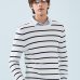 SEMIR Men Fine Knit Sweater Men's Striped Pullover Sweater with Ribbed Crewneck and Cuffs and Hem Men Slim Fit Casual Sweaters