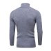 SHUJIN Spring Warm Turtleneck Sweater Men Fashion Solid Knitted Mens Sweaters 2018 Casual Male Double Collar Slim  Pullover