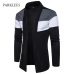 Shawl Collar Cardigan Men Pull Homme 2017 Fashion Autumn Slim Fit Long Mens Cardigans Casual Hit Color Knitted Cardigan Sweater