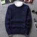 Solid Color Sweaters Men O Neck Pullover Men Long Sleeve Men's Sweater Casual Dress Male Brand Cashmere Check Knitwear Man Pull