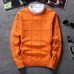 Solid Color Sweaters Men O Neck Pullover Men Long Sleeve Men's Sweater Casual Dress Male Brand Cashmere Check Knitwear Man Pull