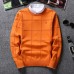 Solid Color Sweaters Men O Neck Pullover Men Long Sleeve Men's Sweater Casual Dress Male Brand Cashmere Check Knitwear Man Pull