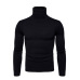 Spring Autumn New Solid Colors Pull Homme Turtleneck Sweater Dress High Elasticity Slim Pullover Men Knitwear Men Clothing 3XL